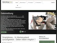 Tablet Screenshot of datenrettung-fakten.de